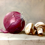 Onion on Marble